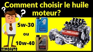 Comment choisir la bonne et la meilleure huile moteur pour votre véhicule 10W40  SIMOAUTO [upl. by Kire541]