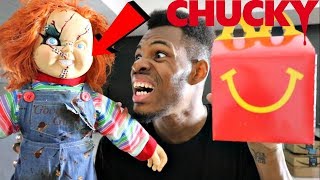 DO NOT ORDER THE CHUCKY HAPPY MEAL HE TRIED TO KILL ME OMG [upl. by Atikihs]