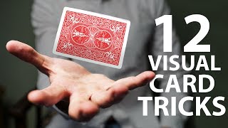 12 VISUAL Card Tricks Anyone Can Do  Revealed [upl. by Trumaine]