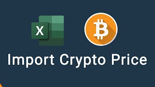 Import Crypto Price In Excel [upl. by Adnoel135]