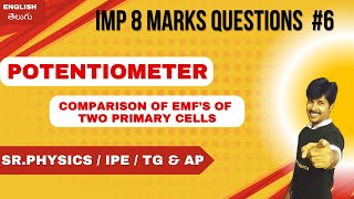 POTENTIOMETER  COMPARISON OF EMFsIMP QUESTION FOR IPE [upl. by Ayahsal228]