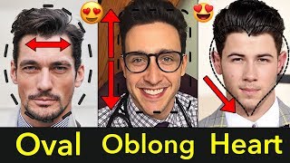 The Best Mens Hairstyles Guide for Long NonChiseled Round Faces  Oval Oblong Heart Face Shape [upl. by Thibaud]