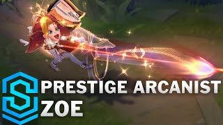 Prestige Arcanist Zoe Skin Spotlight  PreRelease  League of Legends [upl. by Vial367]