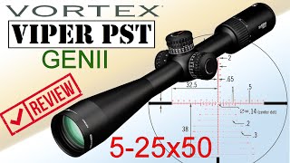 Vortex VIPER PST GEN II 525X50 FFP review [upl. by Kalle483]