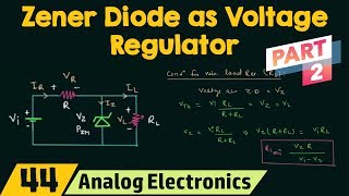 Zener Diode as Voltage Regulator Part 2 [upl. by Adym]