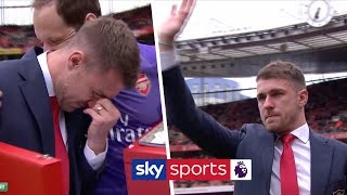 Aaron Ramsey bids an emotional farewell to Arsenal after 11 years at the club [upl. by Faden589]