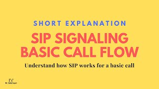 Short Explanation  SIP Signaling  Basic Call Flow  SIP [upl. by Ettezzil883]