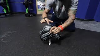 HOW TO BREAK IN A BASEBALL GLOVE IN 1 DAY [upl. by Jillayne]