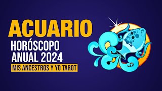 ACUARIO ♒ PREDICCIONES PARA EL 2024 Horóscopo Anual [upl. by Innavoij2]