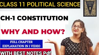 Constitution why and how class 11 [upl. by Kasevich461]