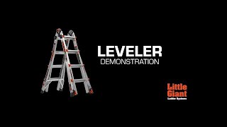 Leveler  Demo  Little Giant Ladder Systems [upl. by Alhan]