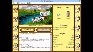 The Oregon Trail Windows 311 Longplay 1993 MECC [upl. by Olmstead775]