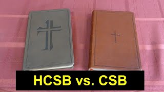 HCSB vs the updated CSB Bible Translation [upl. by Ardnayek]