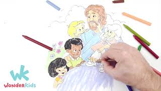 Jesus Loves the Little Children  Music by The Wonder Kids  Bible Songs for Kids [upl. by Torrin]