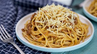 Classic Bolognese Spaghetti Recipe  Yummy PH [upl. by Neral]