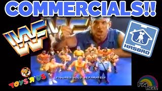 WWF Hasbro Commercials amp Action Figure TV Ads [upl. by Acireit422]