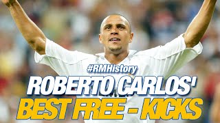 Real Madrid  Roberto Carlos best freekicks [upl. by Fogarty487]