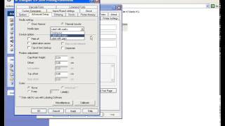 Zebra Designer TLP2844 Printer Settings [upl. by Myles]