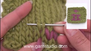 How to sew embroid duplicate stitches [upl. by Holtorf]