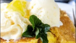 Super Simple Lemon Cream Cheese Dump Cake Easy Recipe Tutorial [upl. by Elokkin]