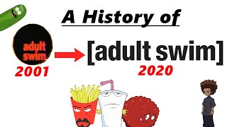 ADULT SWIM HISTORY  A timeline of original programming 20012020 [upl. by Amapuna]