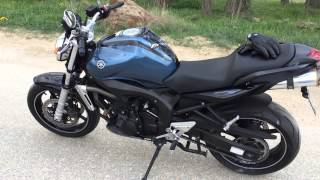 Yamaha FZ6N with Two Brothers exhaust  Pure sound [upl. by Primo817]