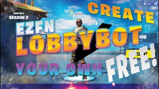 Fortnite Lobbybot  Dashboard free amp works on mobile [upl. by Verlee571]