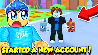 I Started A BRAND NEW Account In Pet Simulator 99 [upl. by Connelley]