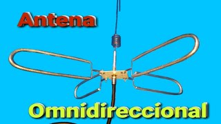 Facil de hacer una Antena Omnidireccional Casera Interna TV  Señal Digital HD  TNT [upl. by Mac]