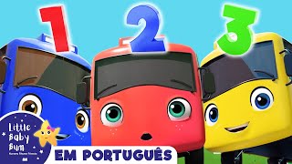 10 pequenos ônibus  TV infantil  Desenhos Animados  Lellobee [upl. by Corene]