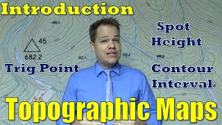 How to read a Topographic  Contour Map [upl. by Adalheid996]