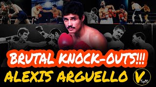 10 Alexis Arguello Greatest Knockouts [upl. by Sadowski]