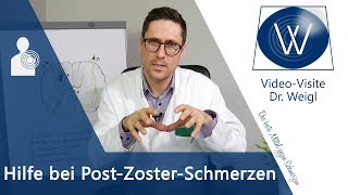 Post Zoster Neuralgie Zosterschmerzen Nervenschmerzen durch den Herpes  Dauer amp Schmerztherapie [upl. by Daria966]