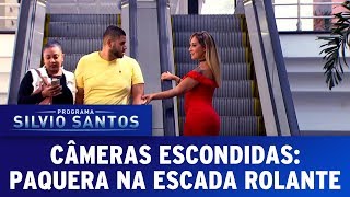 Paquera na Escada Rolante  Love Escalator Prank  Câmeras Escondidas 110617 [upl. by Nelle834]