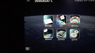 Using and testing an inmarsat C terminal How to cadet’s training [upl. by Orms]