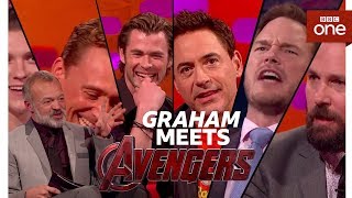 Graham Norton meets THE AVENGERS  The Graham Norton Show  BBC [upl. by Grethel]