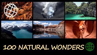 100 Natural Wonders of the World Amazing Places 4K [upl. by Favianus]