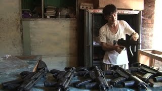 Guns cheaper than smartphones in Pakistani tribal town [upl. by Adialeda979]