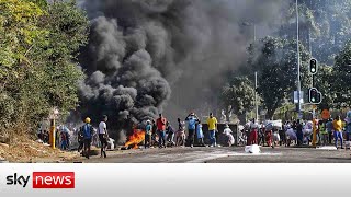 Unrest and looting continues to spread across South Africa [upl. by Norry]