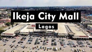 IKEJA CITY MALL LAGOS STATE BIRD EYE VIEW DRONE [upl. by Lateehs]