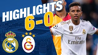 GOALS AND HIGHLIGHTS  Real Madrid 60 Galatasaray [upl. by Howey]