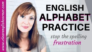 How to Say English Letters American English Alphabet Pronunciation [upl. by Alyn]