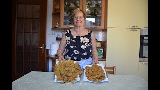 FRITTELLE DI ZUCCHINE E FIORI DI ZUCCA IN PASTELLA  RICETTE DELLA NONNA MARIA [upl. by Elttil13]