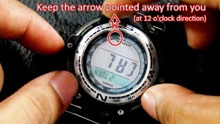 How to Calibrate Casio SGW100 Compass [upl. by Alia426]