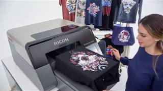 How to print on Ri 1000 Direct to Garment printer [upl. by Sebbie]