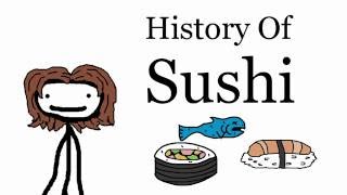 A Brief History of Sushi  Food Fridays [upl. by Hedveh]