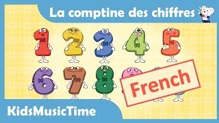 NumberSong 110 in FrenchLa comptine des chiffresLa chanson des nombresLearning Numbers in French [upl. by Weirick405]