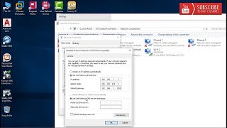 How to Configure Static IP Address in Windows 10 [upl. by Sybilla350]