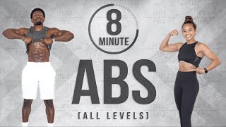 8 Minute Abs For All Fitness Levels [upl. by Nessej]