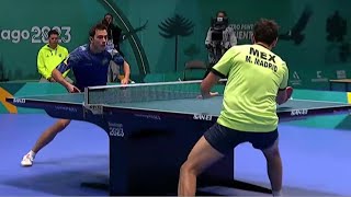 Hugo Calderano vs Marcos Madrid  Semifinal  Pan 2023 [upl. by Bobbette214]